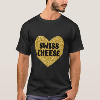スイスチーズ大好きスイスチーズフード Tシャツ