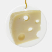 スイスチーズ セラミックオーナメント (正面)