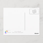 スイスハウスとアルプス ポストカード (裏面)