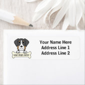 スイスパーソナライズされた素晴らしスマウンテン犬 ラベル (インサイチュ)