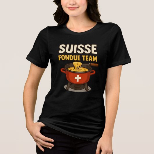 スイスフォンデュチーム トライブレンドTシャツ (正面)