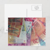 スイスフランク ポストカード (正面/裏面)