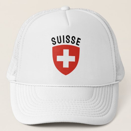 スイスフランスのス話(Suisse) キャップ (正面)
