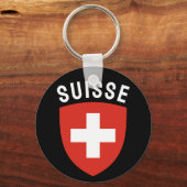 スイスフランスのス話(Suisse) キーホルダー (正面)