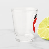 スイスフランスのス話(Suisse) ショットグラス (左)