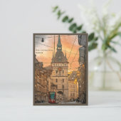 スイスベルンヴィンテージペンシルトラベルシティ ポストカード (スタンド正面)