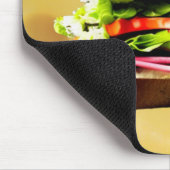 スイスマウスパッド上のサブサンドイッチ マウスパッド (コーナー)