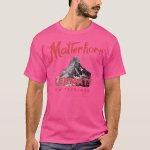スイスマッターホルンマウンテンヴィンテージスイスクレム Tシャツ