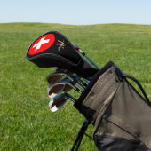 スイスモノグラムのゴルフクラブカバー/スイス ゴルフヘッドカバー (インサイチュ)