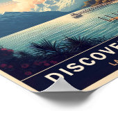 スイスリヴィエラヴィンテージ旅行を発見 ポスター (角)