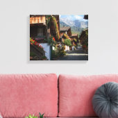 スイスヴィレッジウィフラワーボックスキャンバス印刷 キャンバスプリント (インサイチュ (リビング))