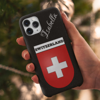 スイスヴィンテージコート・オブ・アームズ |ブラックグリッター SAMSUNG GALAXY S22ケース