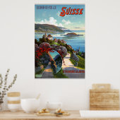 スイスヴィンテージスイス観光旅行 ポスター (キッチン)