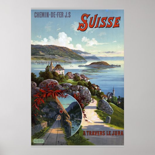スイスヴィンテージスイス観光旅行 ポスター (正面)
