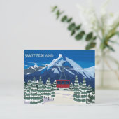 スイスヴィンテージ旅行はがき ポストカード (スタンド正面)
