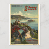 スイスヴィンテージ旅行はがき ポストカード (正面)