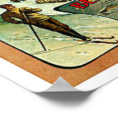 スイスヴィンテージ旅行アート ポスター (角)