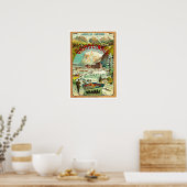 スイスヴィンテージ旅行アート ポスター (キッチン)