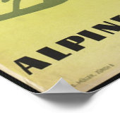 スイスヴィンテージ旅行ポスター広告レトロプリント ポスター (角)