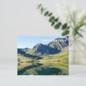 スイスヴィンテージ旅行観光客追加 ポストカード (スタンド正面)