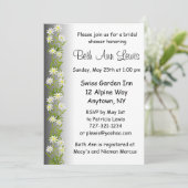 スイス人によってEdelweissはブライダルシャワーの招待状が開花します 招待状 (スタンド正面)