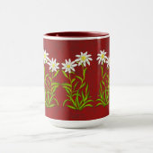 スイス人によってEdelweissはマグが開花します マグカップ (中央)