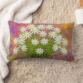 スイス人によってEdelweissは腰神経の枕が開花します ランバークッション (ブランケット)