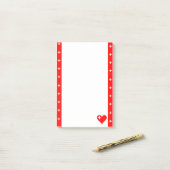 スイス人のストライプな旗 ポストイット (デスク上)