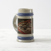 スイス人シュミツトRubin 1889年及びK31 ビールジョッキ (正面左)