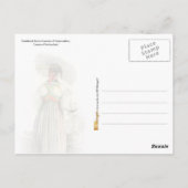 スイス伝統的のアンテルワルデンの衣装 ポストカード (裏面)