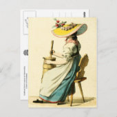 スイス伝統的のアンテルワルデンの衣装 ポストカード (正面/裏面)