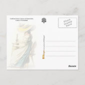 スイス伝統的のアンテルワルデンの衣装 ポストカード (裏面)