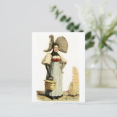 スイス伝統的のベルンの衣装 ポストカード (スタンド正面)