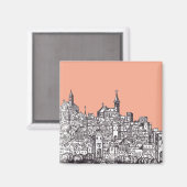 スイス北西部のバーゼル市 マグネット (正面/裏面)