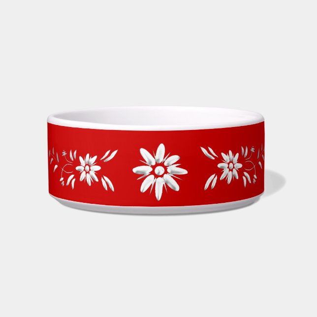 スイス国旗とエーデルワイス ボウル (右)