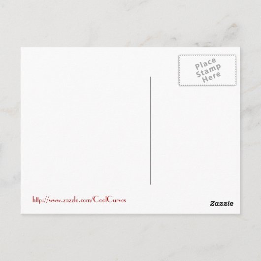 スイス国旗とエーデルワイス ポストカード (裏面)