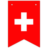 スイス国旗とパーティースイスのバナー/結婚式 バンティングフラッグ (第1の旗)
