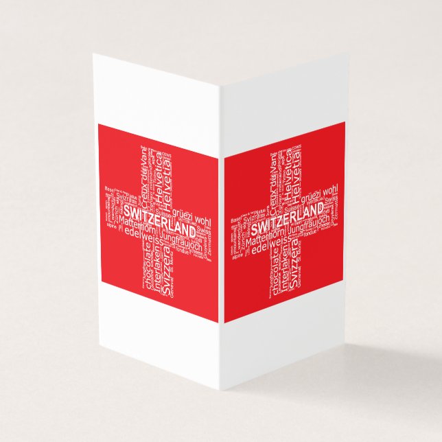 スイス国旗のワードクラウド (外部)