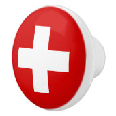 スイス国旗の品質 セラミックノブ (右)