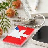 スイス国旗の国/半記号スイス キーホルダー (正面右)
