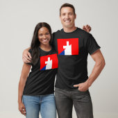 スイス国旗の国/半記号スイス Tシャツ (ユニセックス)