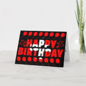 スイス国旗の愛国的誕生日 カード (正面)