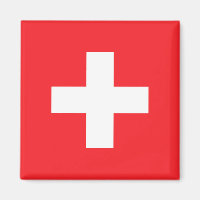 スイス国旗の磁石