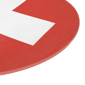 スイス国旗の電話ケース カッティングボード (角)