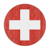 スイス国旗の電話ケース カッティングボード (正面)