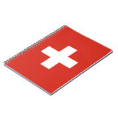 スイス国旗の電話ケース ノートブック (左側)