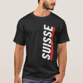 スイス国旗スイス土産シュウィズ・ギフトSuiss Tシャツ (正面)
