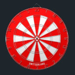スイス国旗パトリオのブルズアイ ダーツボード<br><div class="desc">スイス国旗パトリオットのブルズアイ・ダーツ委員会。狙いを定めるスタイル!スイス国旗の色で飾られたこの印象的なダーツボードは、中央に非常に微妙に統合された国旗の小さな表現で、単なるゲーム以上の声明である。あなたはあなたのスローを完成するか、単に友達とおもしろいを持っているかどうか、このダーツボードは愛国心のスプラッシュをしゃれている任意の部屋にもたらす。ブルズアイを打つ準備は？ゲームを始めよう！©世界の国</div>