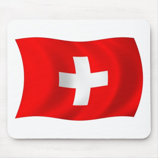 スイス国旗マウスパッド マウスパッド (正面)
