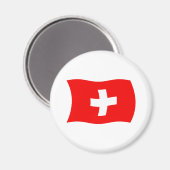 スイス国旗マグネット マグネット (正面/裏面)